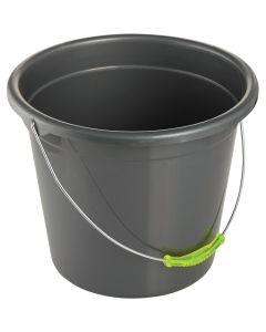 Smart Savers 10 Qt. Black Poly Bucket