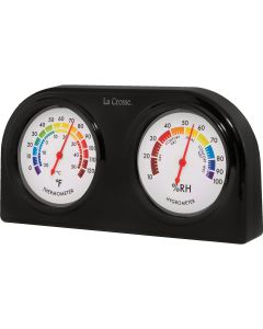 La Crosse Indoor Analog Temperature and Humidity Gauge