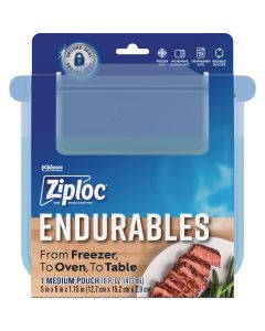 Ziploc Endurables 2-Cup Medium Pouch Food Storage