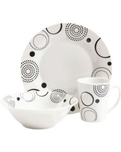 Gibson Home Modern Times Decorated Dinnerware Set (12-Piece)