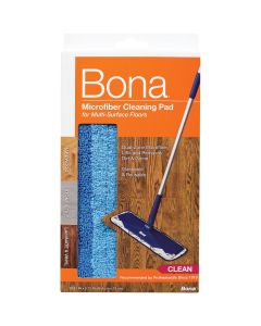 Bona 4 In. W. x 15 In. L. Microfiber Cleaning Pad Mop Refill