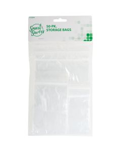 Smart Savers Zip Top Storage Bag Assortment (50-Pack)