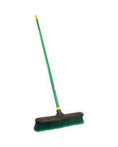 Quickie Bulldozer 18 In. Indoor/Outdoor Multi-Surface Push Broom