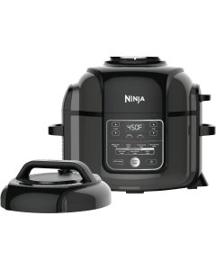 Ninja Foodi 6.5 Qt. Black Stainless Electric Pressure Cooker with Tender Crisp Technology