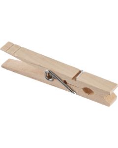 Whitmor Spring Hardwood Clothespins (50-Pack)