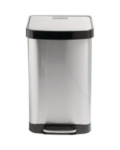 Honey Can Do 50L Stainless Steel Wastebasket