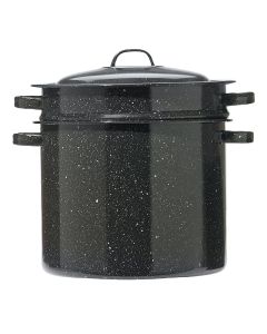 GraniteWare 7.25 Qt. Black Blancher