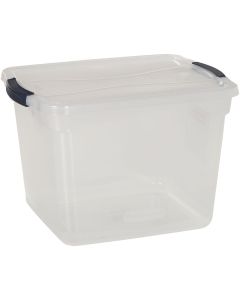 Rubbermaid 30 Qt. Cleverstore Clear Tote