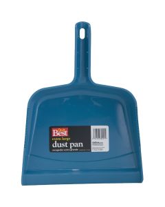 10.5 In. Blue Plastic Extra Large Dust Pan