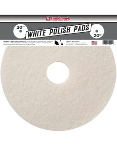 Lundmark 20 In. White 175 to 300 RPM Buffing Pad (5-Pack)