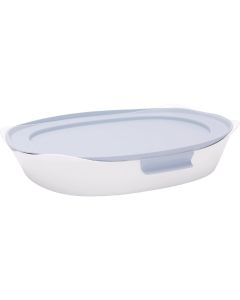 Rubbermaid DuraLite 9 In. x 13 In. Glass Baking Dish with Lid