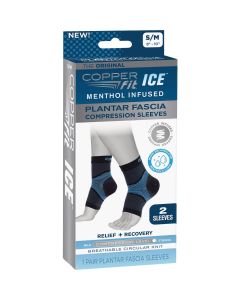 Copper Fit Ice Small/Medium Plantar Fascia Foot Sleeve