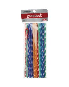 Goodcook 9 In. Plastic Straw with Cleaning Brush (24-Count)