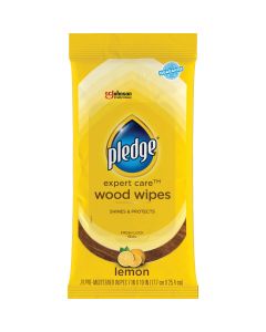 Pledge Expert Care Lemon Furniture Polish Wipes (24-Count)