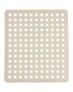 iDesign Euro 11 In. x 12.5 In. Beige Plastic Sink Mat