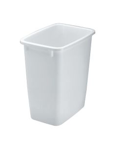 Rubbermaid 21 Qt. White Wastebasket