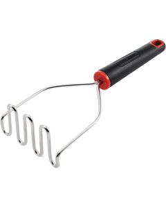 Farberware Stainless Steel Potato Masher with Black Handle