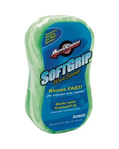 Armaly AutoShow 8.75 In. x 4.75 In. Soft Grip Green Sponge