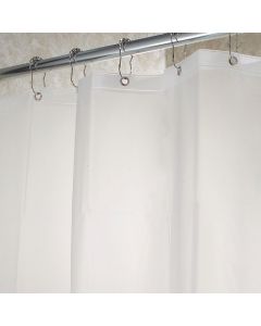 iDesign Gia 72 In. x 72 In. Clear Vinyl Shower Curtain Liner