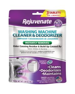 Rejuvenate Lavender Washing Machine Cleaning and Deodorizer Tablet (3-Pack)