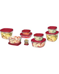 Rubbermaid Easy Find Lids 24-Piece Clear Food Storage Container Set