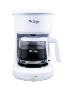 Mr. Coffee 5-Cup White Switch Coffee Maker