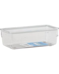 iDesign Linus 3 In. x 6 In. x 2 In. Clear Drawer Organizer