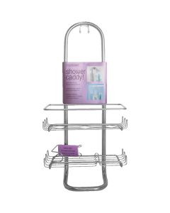 iDesign Classico Silver Shower Caddy