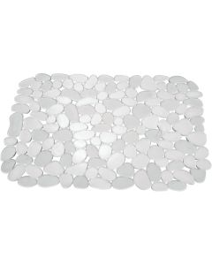 iDesign Pebblz 12 In. x 15.5 In. Clear Sink Mat