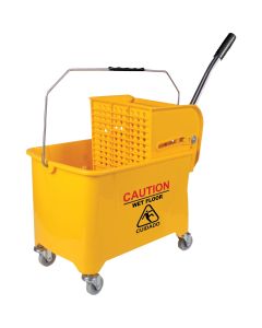 21Qt. Molded Plastic Mop Bucket With Wringer