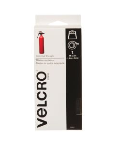 VELCRO Brand 2 In. x 4 Ft. Black Industrial Strength Hook & Loop Roll