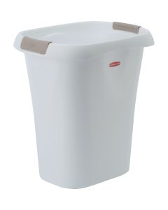 Rubbermaid 21 Qt. White Wastebasket