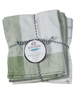 Kay Dee Designs Green Tea Towel (3-Pack)