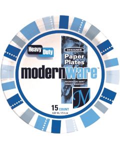 AJM 7 In. ModernWare Paper Plate (15-Count)