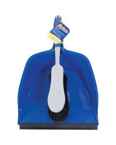 Quickie Blue Dust Pan & Brush Set