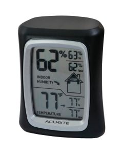 Acurite Fahrenheit & Celsius Digital 32 to 122 F, 0 to 50 C Hygrometer & Thermometer