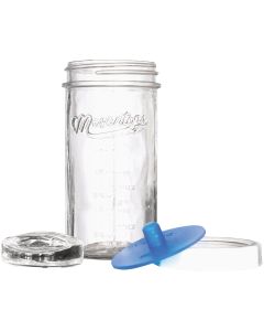 Masontops Wide Mouth Single Mason Jar Fermentation Kit (4-Piece)