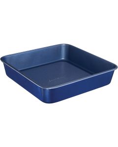 GraniteStone Diamond Blue 9.5 In. Square Non-Stick Baking Pan