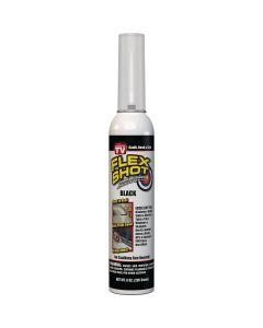 FLEX SHOT 8 Oz. Adhesive Rubber Sealant, Black