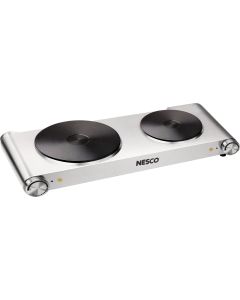 Nesco Double Hot Plate with Die Cast Burner