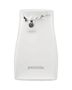 Proctor Silex Power Opener White Electric Can Opener