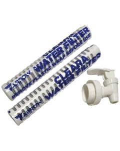 Arrow Cleara Water Filtration System Replacement Filters (2 Filters & 1 Spigot)