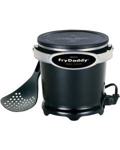 Presto FryDaddy 1 Qt. Black Aluminum Deep Fryer