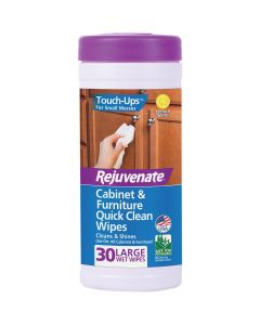 Rejuvenate Touch-Ups Cabinet & Furniture Quick Clean Wipes (30-Count)