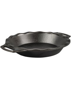 Lodge 9 In. Seasoned Cast Iron Pie Pan with Dual Handles