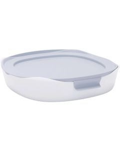 Rubbermaid DuraLite 10 In. Square Glass Baking Dish with Lid