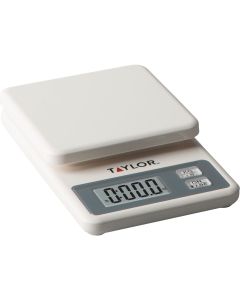 Taylor 11 Lb. White Compact Digital Food Scale