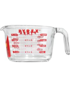 Pyrex Prepware 4 Cup Clear Glass Measuring Cup