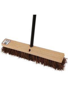 DQB 18 In. W. x 58 In. L. Metal Handle Garage & Patio Push Broom