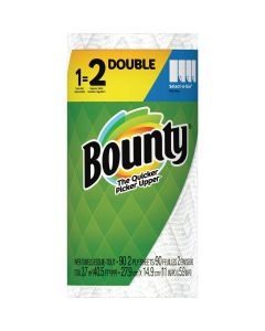 Bounty Select-A-Size Paper Towels, 1 Double Roll, White, 90 Sheets Per Roll